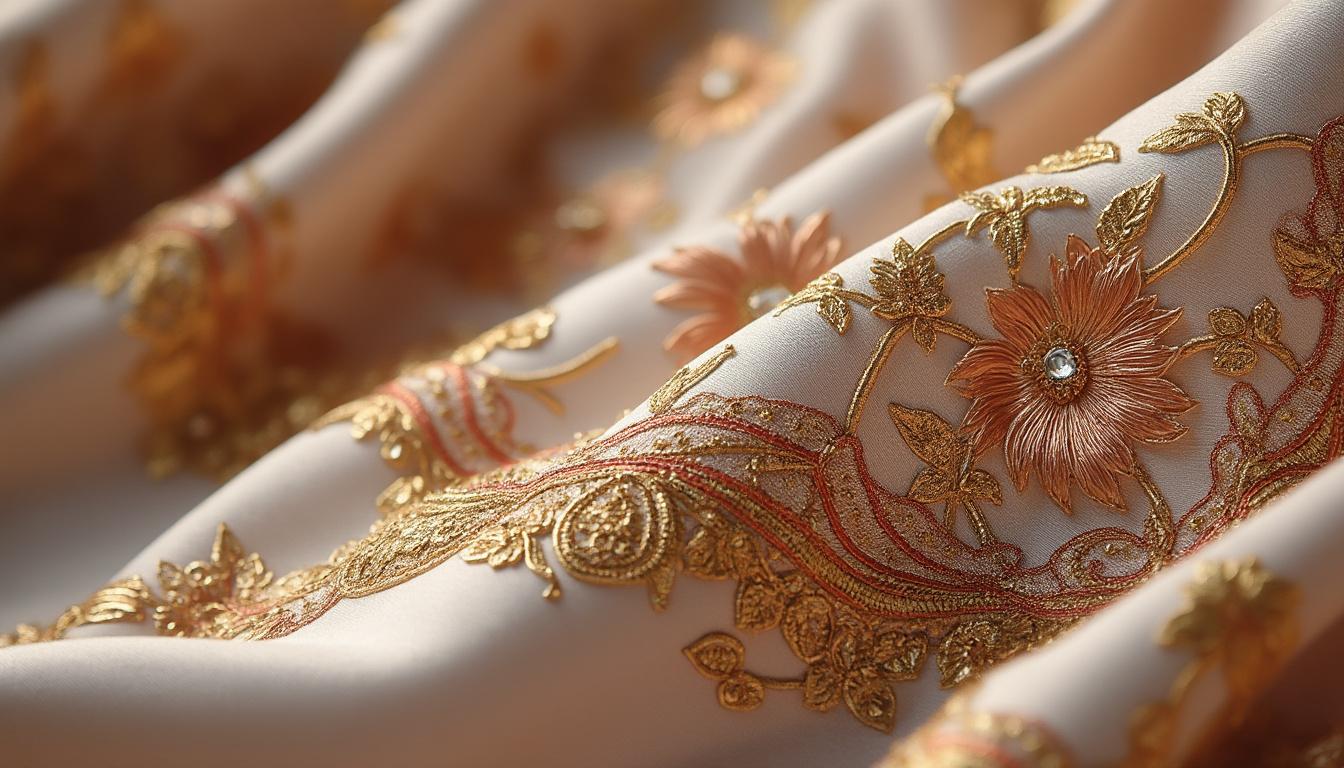 découvrez comment l'ornement de tissu peut sublimer vos vêtements féminins avec élégance et raffinement, pour un style unique et délicat.