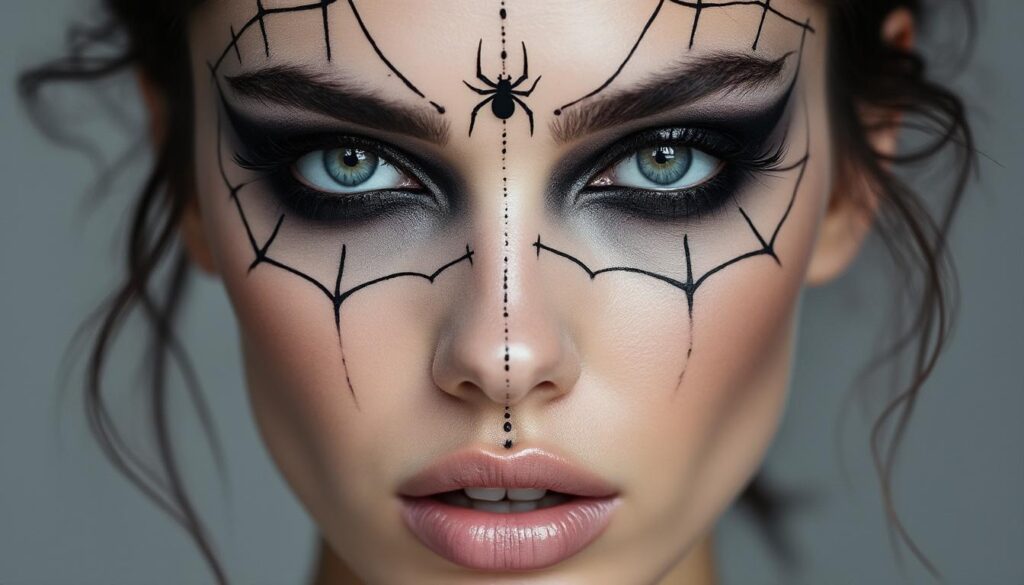 découvrez des astuces simples et rapides pour un maquillage araignée sur le visage, parfait pour un look effrayant en quelques minutes.