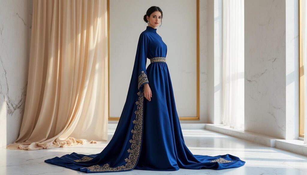 découvrez notre collection d'abayas modernes et élégantes, conçues pour vous faire incarner l'élégance et la grâce d'une véritable princesse.