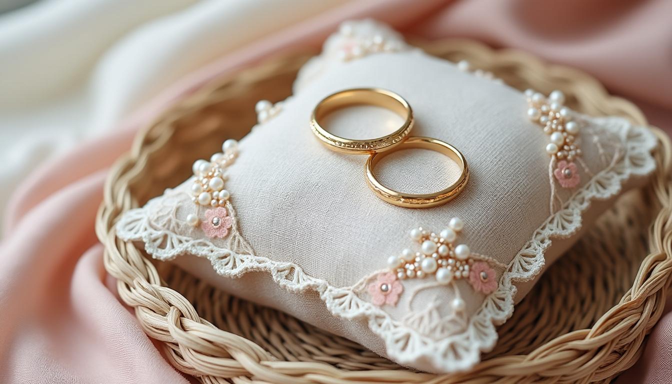 découvrez comment créer facilement un coussin alliance mariage fait maison grâce à notre guide étape par étape, idéal pour un mariage personnalisé et unique.