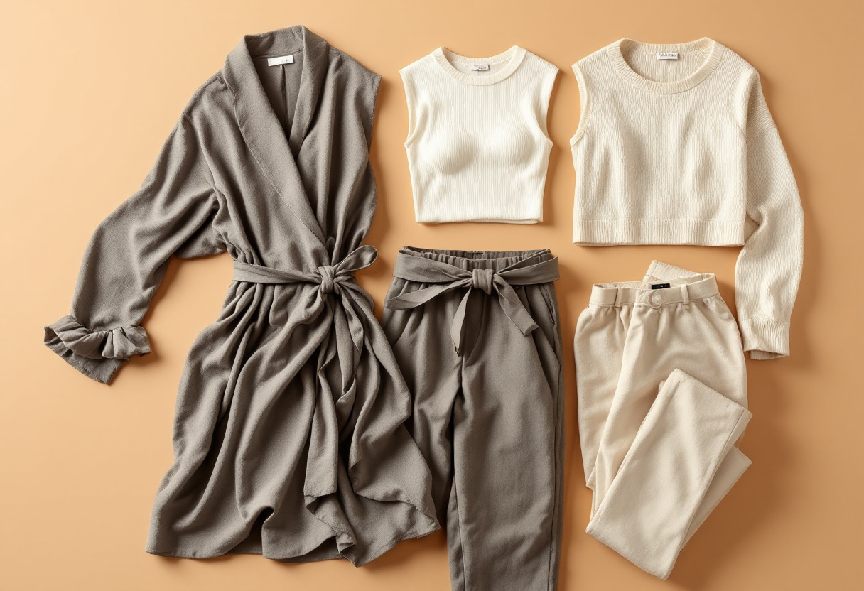Pieces mode flatteuses pour femme aux formes : robe portefeuille, pantalon taille haute, ceinture